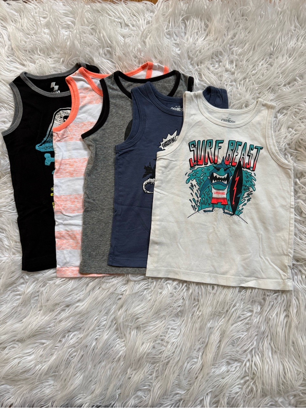 OshKosh B'gosh and The Children’s Place Set of Five Tanks